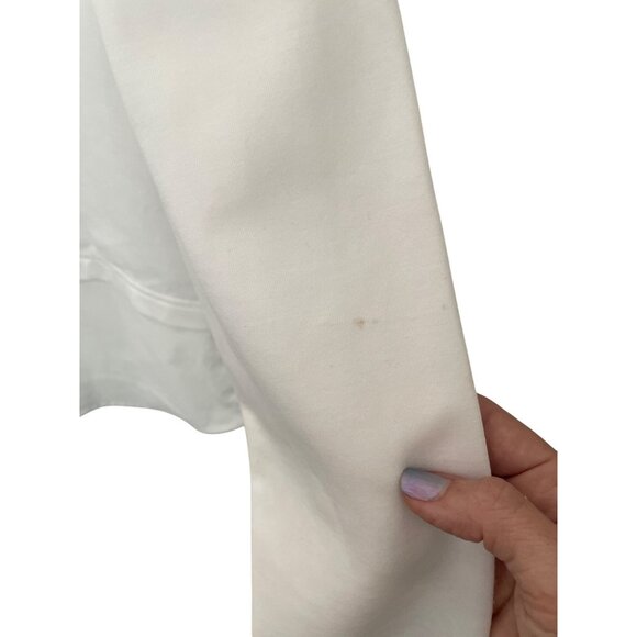 Athleta Womens White Long-Sleeve High-Low Hem Tunic S Comfort Cozy Layering - Picture 4 of 4